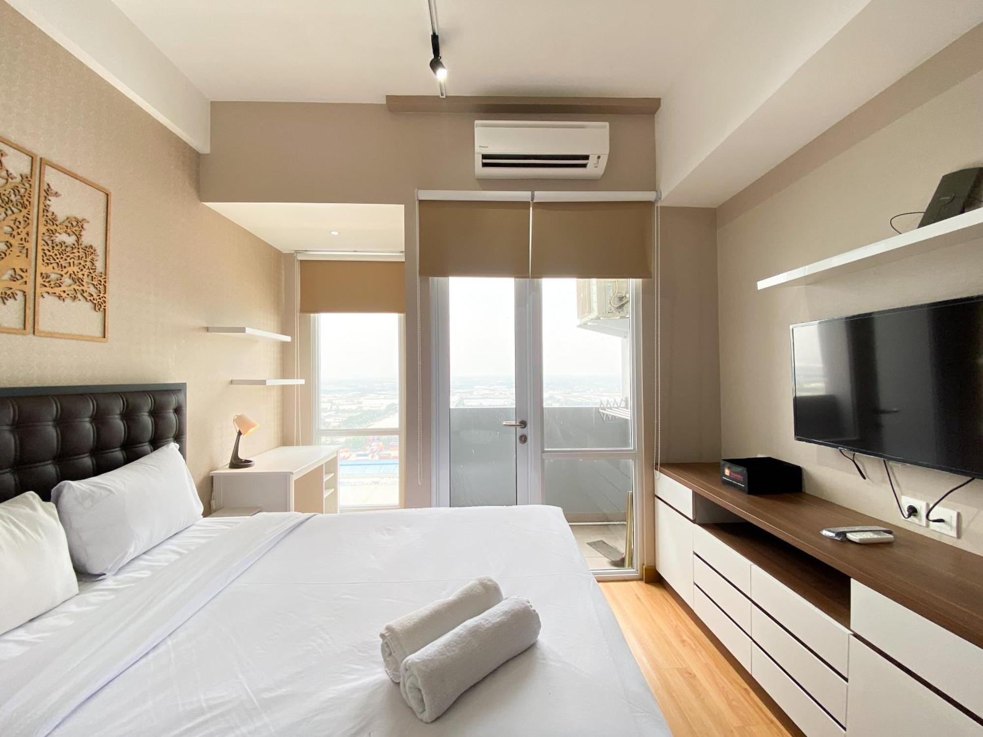 Warm And Cozy Studio At Vasanta Innopark Apartment By Travelio Cikarang Dış mekan fotoğraf